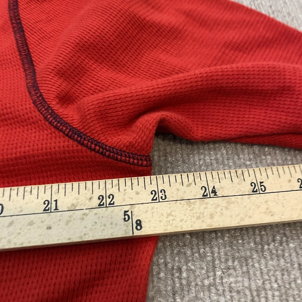 Polo Ralph Lauren Pajama Top Mens XL Red Flag Thermal Knit Long Sleeve Sleepwear